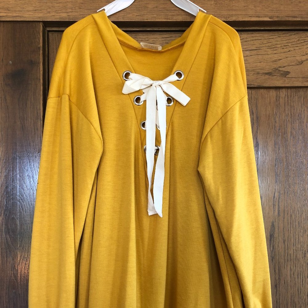 Black BiBi Long-Sleeved Shirt.
